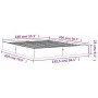 Bettgestell aus massivem, wachsbraunem Kiefernholz, 140 x 200 cm von , Betten und Lattenroste - Ref: Foro24-844818, Preis: 12...