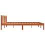Estructura de cama madera maciza pino marrón cera 160x200 cm de , Camas y somieres - Ref: Foro24-844811, Precio: 99,53 €, Des...