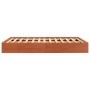Solid wax brown pine wood bed frame 140x190 cm by , Beds and slatted bases - Ref: Foro24-844826, Price: 106,96 €, Discount: %
