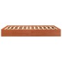 Solid wax brown pine wood bed frame 120x190 cm by , Beds and slatted bases - Ref: Foro24-844824, Price: 74,67 €, Discount: %