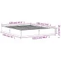 Estructura de cama madera maciza pino marrón cera 120x190 cm de , Camas y somieres - Ref: Foro24-844824, Precio: 74,43 €, Des...