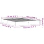 Solid wax brown pine wood bed frame 120x190 cm by , Beds and slatted bases - Ref: Foro24-844824, Price: 74,67 €, Discount: %