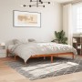 Estructura de cama madera maciza pino marrón cera 180x200 cm de , Camas y somieres - Ref: Foro24-844866, Precio: 99,14 €, Des...
