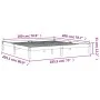 Bettrahmen aus massivem, wachsbraunem Kiefernholz, 180 x 200 cm von , Betten und Lattenroste - Ref: Foro24-844866, Preis: 103...