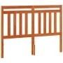Wax brown solid pine wood bed headboard 135 cm by , Headboards and footboards - Ref: Foro24-844180, Price: 41,67 €, Discount: %