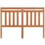Wax brown solid pine wood bed headboard 135 cm by , Headboards and footboards - Ref: Foro24-844180, Price: 41,67 €, Discount: %