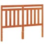 Bettkopfteil aus massivem Kiefernholz in Wachsbraun, 135 cm von , Kopf- und Fußteile - Ref: Foro24-844180, Preis: 42,08 €, Ra...