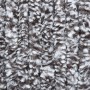Cortina mosquitera de chenilla marrón y beige 56x185 cm