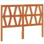 Cabecero de cama madera maciza de pino marrón cera 135 cm de , Cabeceros y pies de cama - Ref: Foro24-844303, Precio: 42,25 €...