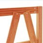 Bettkopfteil aus massivem Kiefernholz in Wachsbraun, 135 cm von , Kopf- und Fußteile - Ref: Foro24-844303, Preis: 42,68 €, Ra...