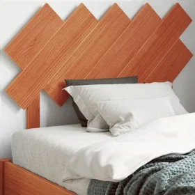 Cabecero de cama madera maciza de pino marrón cera 100 cm de , Cabeceros y pies de cama - Ref: Foro24-844381, Precio: 28,60 €...
