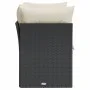 2-seater garden sofa with black synthetic rattan cushions by , Outdoor sofas - Ref: Foro24-366013, Price: 150,15 €, Discount: %