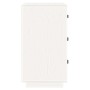 Solid white pine wood bedside table 40x40x75 cm by vidaXL, Nightstands - Ref: Foro24-818337, Price: 79,32 €, Discount: %