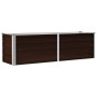 Brown galvanized steel flower bed 160x40x45 cm by vidaXL, Pots and planters - Ref: Foro24-45718, Price: 47,19 €, Discount: %