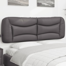 Gepolstertes Bettkopfteil aus grauem Kunstleder, 160 cm von , Kopf- und Fußteile - Ref: Foro24-374598, Preis: 84,07 €, Rabatt: %