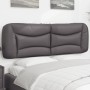 Gepolstertes Bettkopfteil aus grauem Kunstleder, 160 cm von , Kopf- und Fußteile - Ref: Foro24-374598, Preis: 84,07 €, Rabatt: %