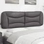 Gray synthetic leather padded bed headboard 160 cm by , Headboards and footboards - Ref: Foro24-374598, Price: 82,98 €, Disco...