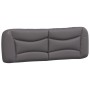 Gepolstertes Bettkopfteil aus grauem Kunstleder, 160 cm von , Kopf- und Fußteile - Ref: Foro24-374598, Preis: 84,07 €, Rabatt: %
