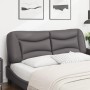 Gepolstertes Bettkopfteil aus grauem Kunstleder, 160 cm von , Kopf- und Fußteile - Ref: Foro24-374598, Preis: 84,07 €, Rabatt: %