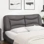 Gray synthetic leather padded bed headboard 160 cm by , Headboards and footboards - Ref: Foro24-374598, Price: 82,98 €, Disco...
