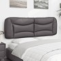 Gepolstertes Bettkopfteil aus grauem Kunstleder, 160 cm von , Kopf- und Fußteile - Ref: Foro24-374598, Preis: 84,07 €, Rabatt: %