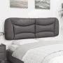 Gray synthetic leather padded bed headboard 160 cm by , Headboards and footboards - Ref: Foro24-374598, Price: 82,98 €, Disco...