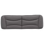 Gepolstertes Bettkopfteil aus grauem Kunstleder, 160 cm von , Kopf- und Fußteile - Ref: Foro24-374598, Preis: 84,07 €, Rabatt: %