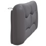 Gepolstertes Bettkopfteil aus grauem Kunstleder, 160 cm von , Kopf- und Fußteile - Ref: Foro24-374598, Preis: 84,07 €, Rabatt: %