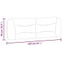 Gepolstertes Bettkopfteil aus grauem Kunstleder, 160 cm von , Kopf- und Fußteile - Ref: Foro24-374598, Preis: 84,07 €, Rabatt: %