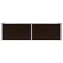 Brown galvanized steel flower bed 160x40x45 cm by vidaXL, Pots and planters - Ref: Foro24-45718, Price: 43,12 €, Discount: %