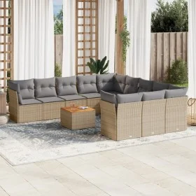 12-piece garden sofa set and brown synthetic rattan cushions by , Garden sets - Ref: Foro24-3223910, Price: 713,84 €, Discoun...