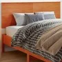 Bettkopfteil aus massivem Kiefernholz in Wachsbraun, 160 cm von , Kopf- und Fußteile - Ref: Foro24-844376, Preis: 53,43 €, Ra...