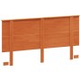Bettkopfteil aus massivem Kiefernholz in Wachsbraun, 160 cm von , Kopf- und Fußteile - Ref: Foro24-844376, Preis: 53,98 €, Ra...