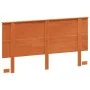 Bettkopfteil aus massivem Kiefernholz in Wachsbraun, 160 cm von , Kopf- und Fußteile - Ref: Foro24-844376, Preis: 53,43 €, Ra...