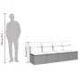 Garden sofa with cushions 4 seater gray synthetic rattan by , Outdoor sofas - Ref: Foro24-366116, Price: 209,06 €, Discount: %