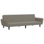 2-Sitzer-Schlafsofa hellgrauer Samt von , Sofas - Ref: Foro24-375858, Preis: 271,35 €, Rabatt: %