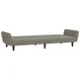 2-Sitzer-Schlafsofa hellgrauer Samt von , Sofas - Ref: Foro24-375858, Preis: 267,17 €, Rabatt: %