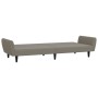Light gray velvet 2-seater sofa bed by , Sofas - Ref: Foro24-375858, Price: 271,35 €, Discount: %