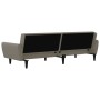2-Sitzer-Schlafsofa hellgrauer Samt von , Sofas - Ref: Foro24-375858, Preis: 271,35 €, Rabatt: %