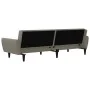 2-Sitzer-Schlafsofa hellgrauer Samt von , Sofas - Ref: Foro24-375858, Preis: 267,17 €, Rabatt: %