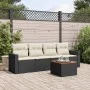 5-teiliges Gartenmöbel-Set und Kissen aus synthetischem Rattan schwarz von , Gartensets - Ref: Foro24-3223998, Preis: 279,38 ...