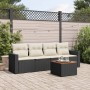 5-teiliges Gartenmöbel-Set und Kissen aus synthetischem Rattan schwarz von , Gartensets - Ref: Foro24-3223998, Preis: 278,80 ...