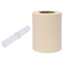 Panel de valla de PVC crema 35x0,19 m