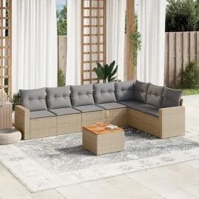 Set Gartensofas mit beigen Kissen 8 Stück PE Rattan von , Gartensets - Ref: Foro24-3224155, Preis: 491,90 €, Rabatt: %