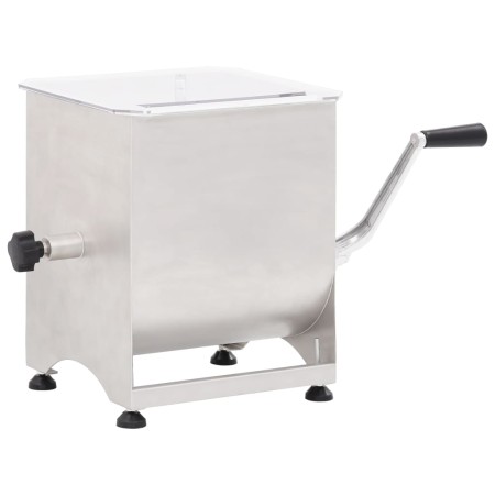 Mezcladora de carne con caja engranajes acero inox. 