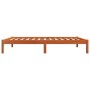 Wachsbrauner Bettrahmen aus massivem Kiefernholz, 75 x 190 cm von , Betten und Lattenroste - Ref: Foro24-844833, Preis: 57,84...