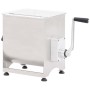Mezcladora de carne con caja engranajes acero inox. 