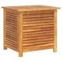 Solid acacia wood garden storage box 60x50x56 cm by , Outdoor storage boxes - Ref: Foro24-365839, Price: 108,89 €, Discount: %