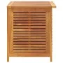 Solid acacia wood garden storage box 60x50x56 cm by , Outdoor storage boxes - Ref: Foro24-365839, Price: 108,89 €, Discount: %