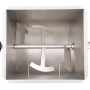 Mezcladora de carne con caja engranajes acero inox. 